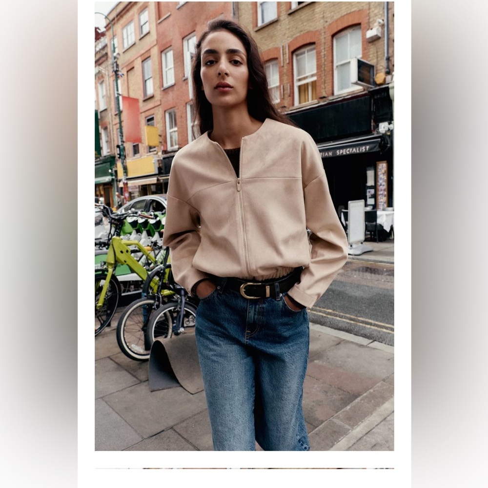 Zara suede jacket